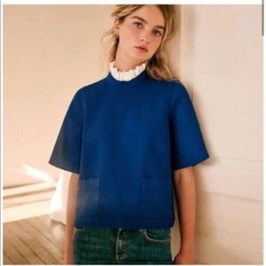 ✨Sezane Olga Denim Top
